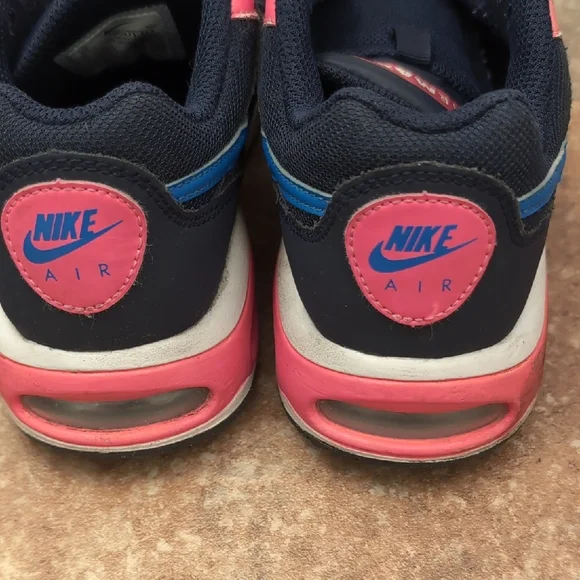 Nike Air Max Kids Sneakers - Navy and Pink - Picture 3 of 10